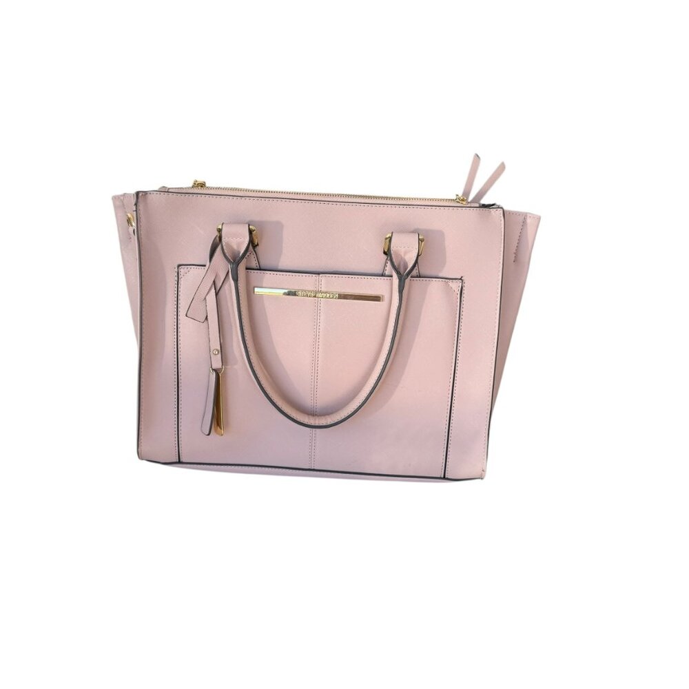 Steve Madden Blush Pink Faux Leather Tote Bag